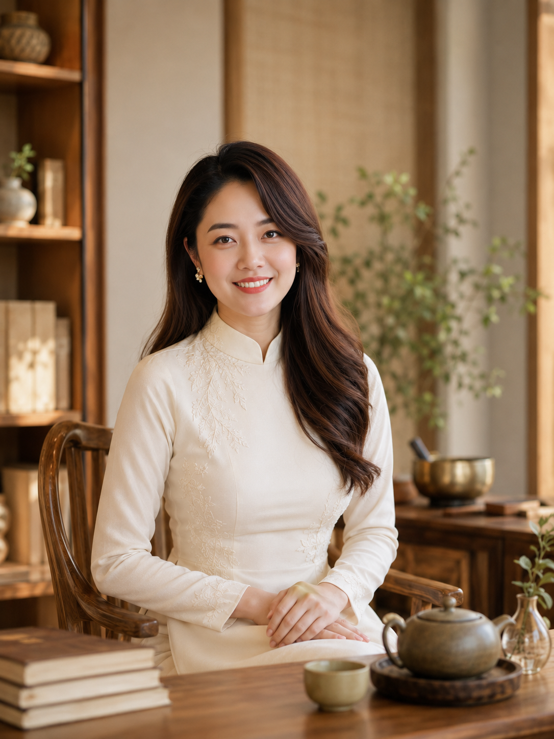 Chân dung Thạc sĩ Hana Nguyen, nhà sáng lập Khai Tâm An